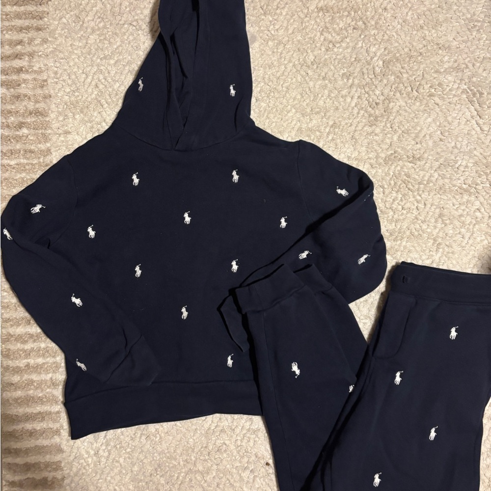 Polo by Ralph Lauren Kids Navy Matching Set